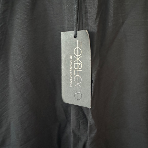 Foxblood Black Overalls with Button Straps - Picture 4 of 6